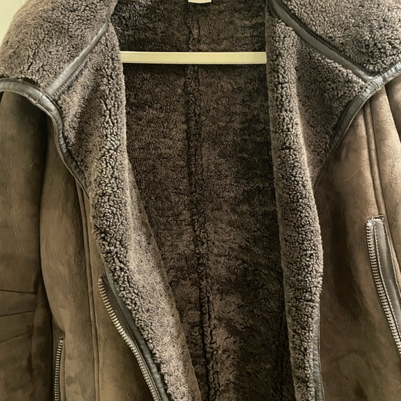 Wrap London women's 100% lamb skin jacket with 100% shearling interior. - Picture 6 of 15